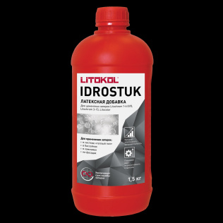 Латексная добавка LITOKOL Idrostuk-м для затирки 1,5 кг
