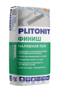 Наливной пол PLITONIT Финиш 20 кг