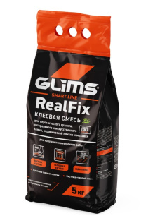 RealFix Плиточный клей GLIMS  5 кг мешок