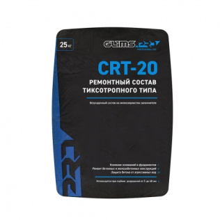 PRO CRT-20 Тиксотропный ремонтный состав GLIMS  25 кг мешок