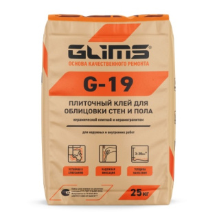 G-19 Плиточный клей GLIMS  25 кг