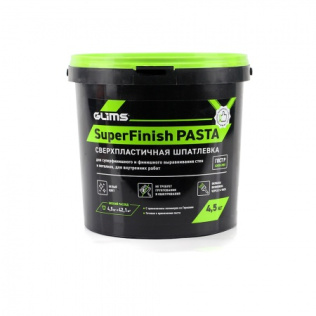 SuperFinish PASTA  Шпатлевка GLIMS  4,5 кг