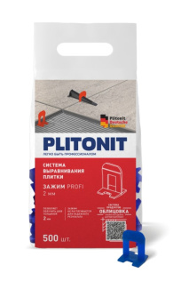 Зажим SVP-PROFI, 2 мм PLITONIT 500 шт в пакете