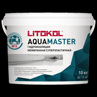 Гидроизоляционный состав LITOKOL AQUAMASTER для бассейнов 10 кг