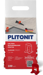Зажим SVP-PROFI, 1,4 мм., PLITONIT 100 шт в пакете
