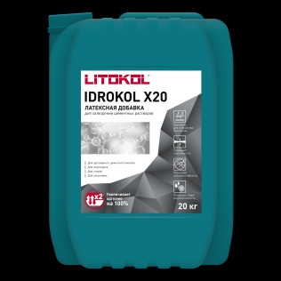 Латексная добавка в цементные растворы IDROKOL X20-м 20 кг