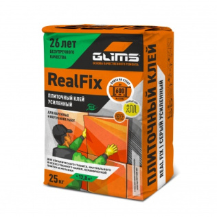 RealFix Плиточный клей GLIMS  25 кг мешок