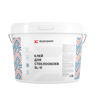 Клей акриловый ecoroom для стеклообоев SL-11,10 кг