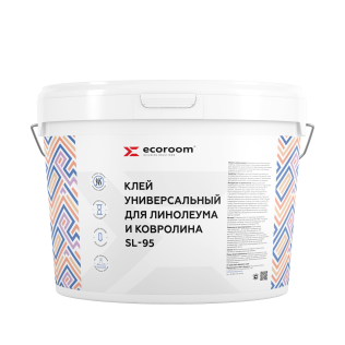 Клей ecoroom для линолиума и ковролина SL-95, 10 кг