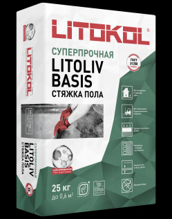 Стяжка пола LITOKOL LITOLIV BASIS 25 кг