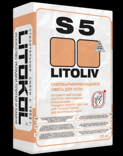 Самовыравнивающаяся смесь для пола LITOKOL LITOLIV S5 25 кг