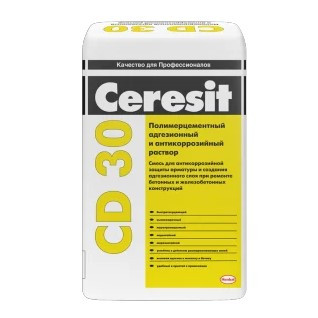 Антикоррозионная и адгезионная смесь Церезит CD 30 15 кг