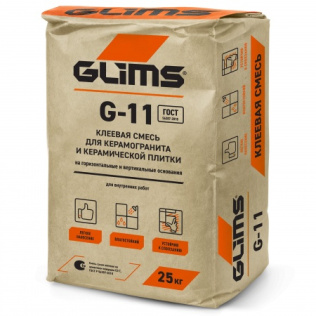 G-11 Плиточный клей GLIMS 25 кг мешок