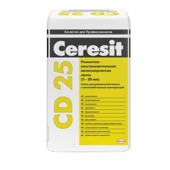 Ремонтная смесь для бетона Церезит CD 25 25 кг