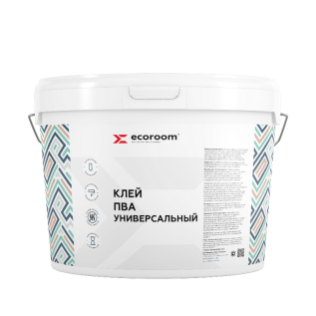 Клей ПВА ecoroom универсальный, 10 кг 