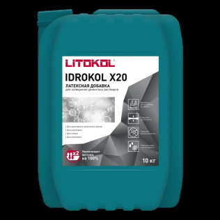 Латексная добавка в цементные растворы IDROKOL X20-м 10 кг