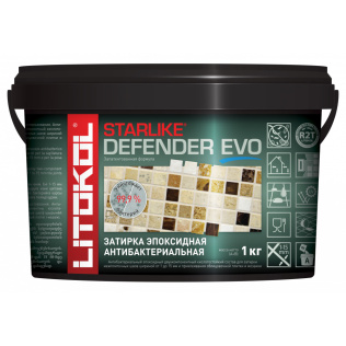Эпоксидная затирка LITOKOL  STARLIKE Defender EVO S.105 BIANCO TITANIO 1 кг