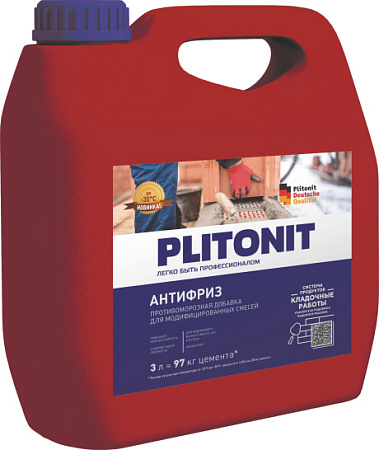 Добавка Антифриз PLITONIT противоморозная 3 л