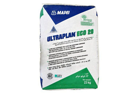 Самовыравнивающаяся смесь Mapei Ultraplan ECO 20 мешок 23 кг