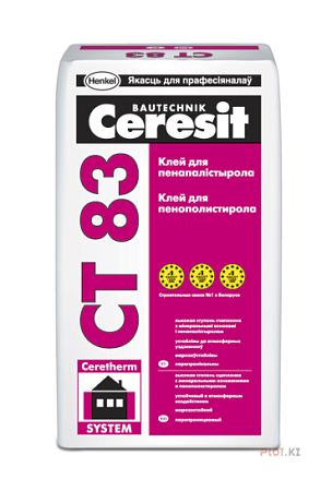 Клей для пенополистирола Ceresit CT 83 25 кг