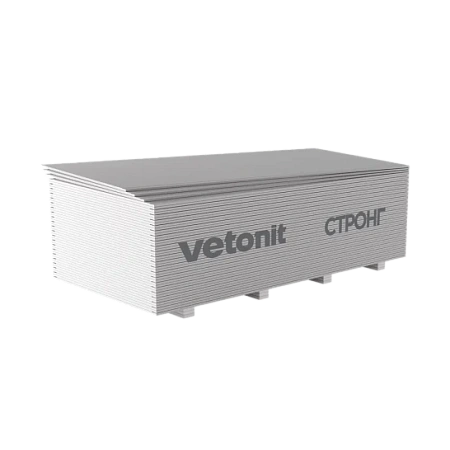 Гипсокартон Vetonit СТРОНГ 15*1200*3000 мм 