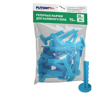 Реперные маяки PLITONIT самоклеящиеся 20 шт 