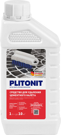 Средство для удаления цементного налета  PLITONIT-1 л.